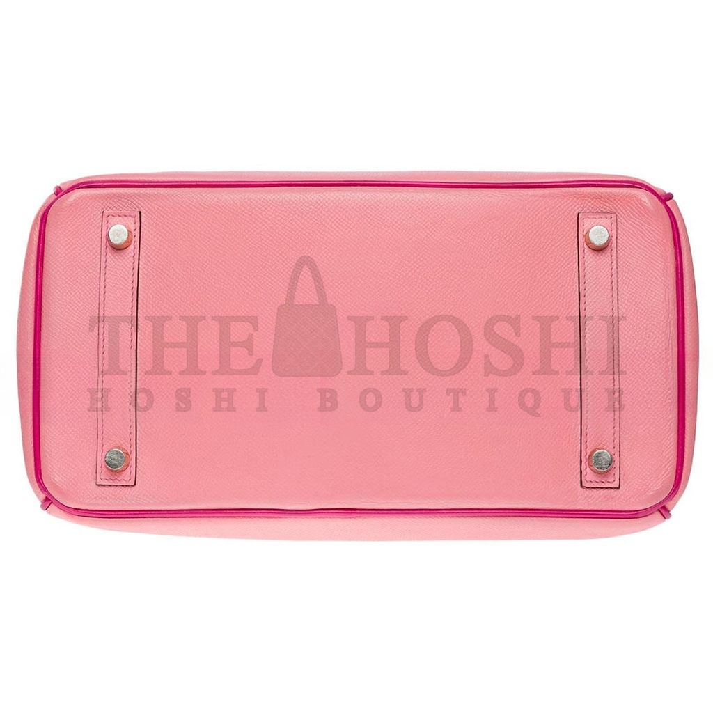 H**me5 BIRKIN 30 TOGO LEATHER CHERRY PINK AND PEACH HORSESHOE ENGRAVED GOLD BUCKLE HANDBAG 101220 (30*23*15cm) Master Quality